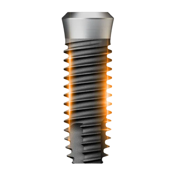 SS II straight implant body