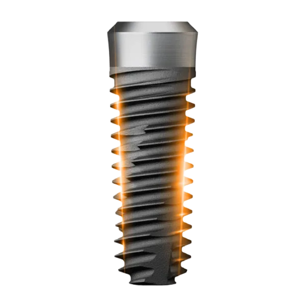 SS III tapered implant body