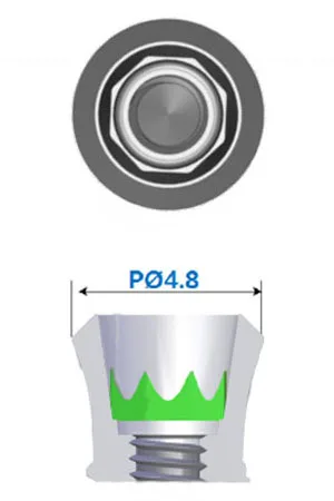 SS implant with Regular platform